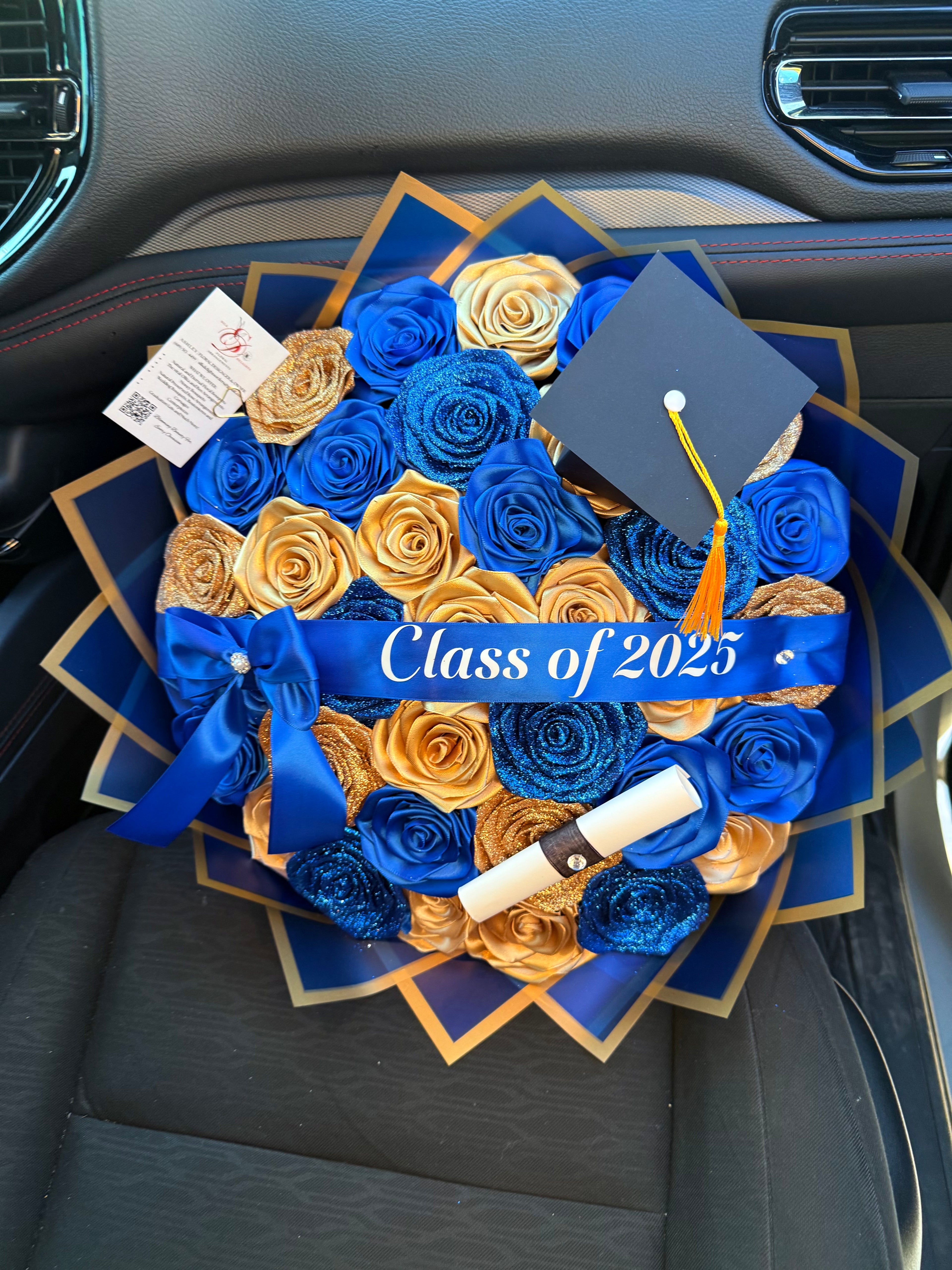 Custom Message Banner | Funeral Banner| Bouquet Banner | Personalized Bouquet Ribbon | Message Ribbon