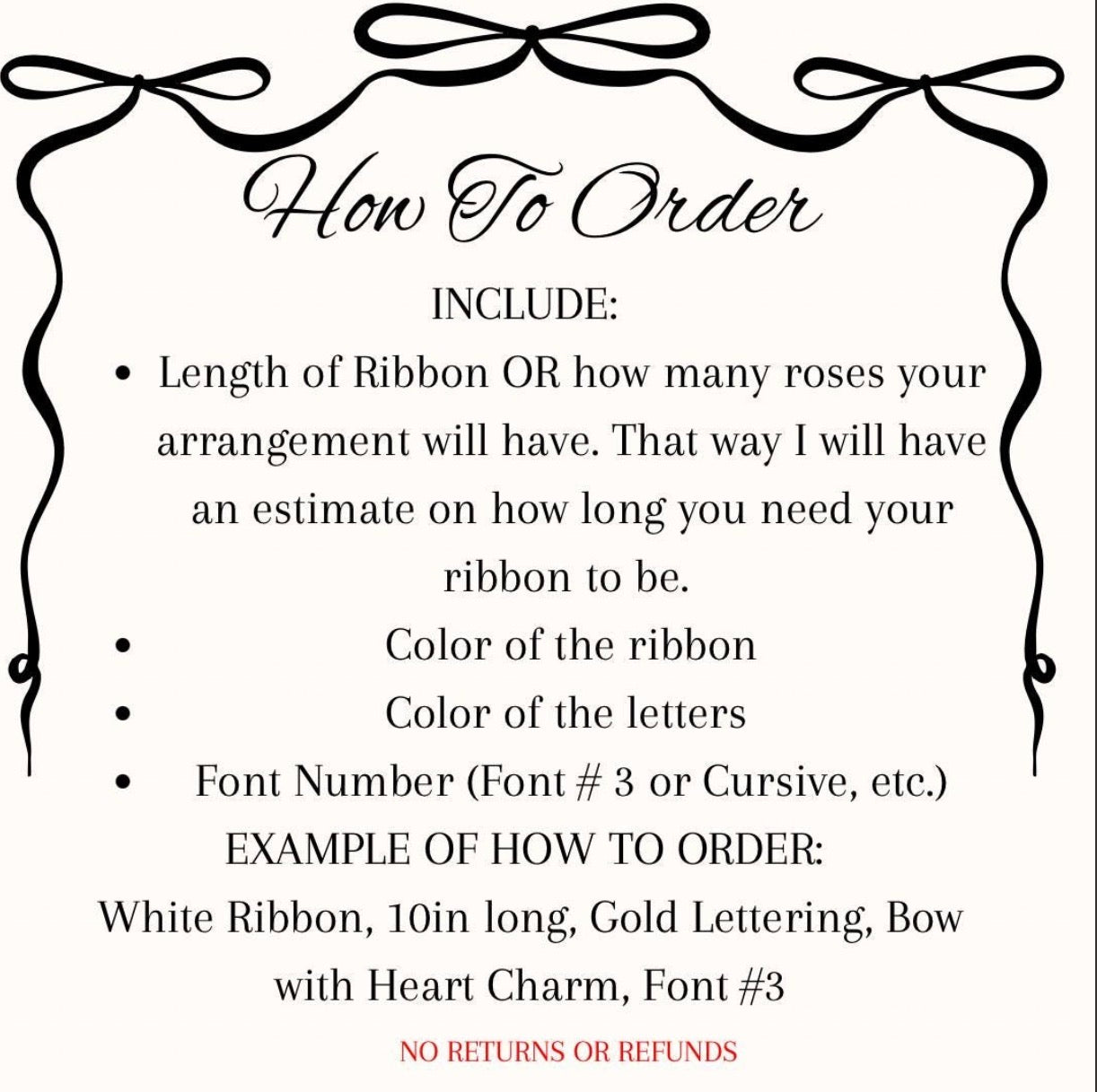 Custom Message Banner | Funeral Banner| Bouquet Banner | Personalized Bouquet Ribbon | Message Ribbon